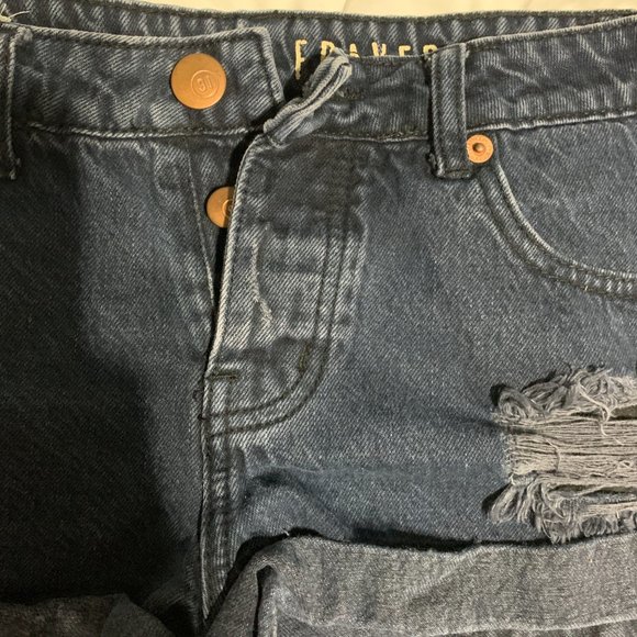 COTTON ON Frayed Mid-Rise Shorts US 4 - Picture 3 of 4